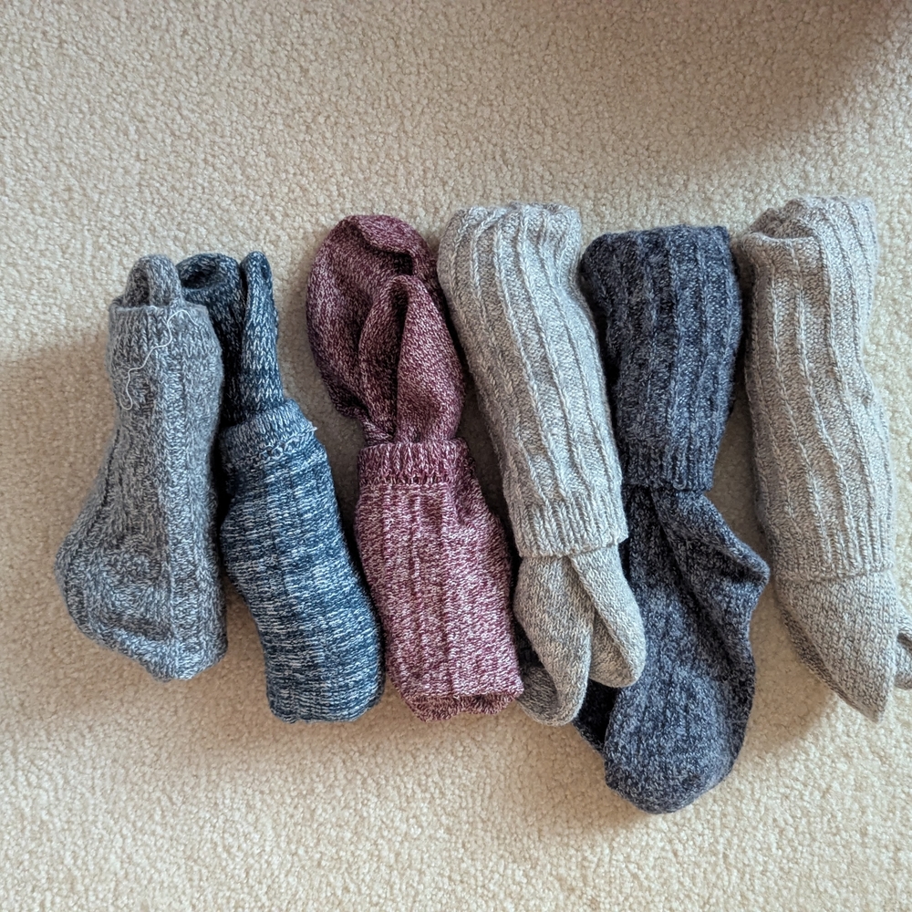 Cozy Multi-Color Socks Set of 6